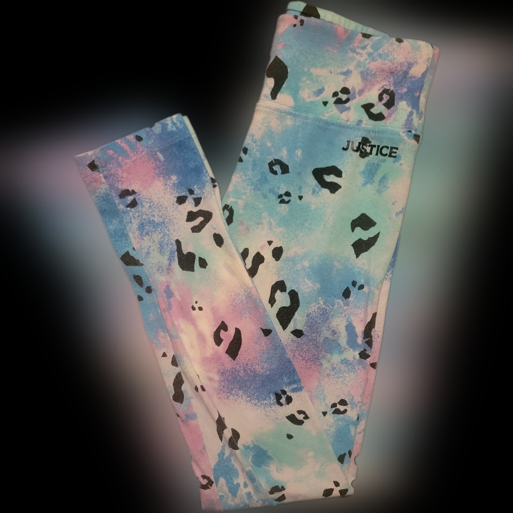 Justice Pastel Animal Print Leggings